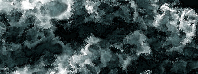 Abstract background with cement concrete dark background. Black stucco with dark wall texture. Grey aquarelle painted textured canvas Grunge design. 