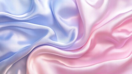 Obraz premium Soft Pink and Blue Silk Texture Background