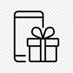 phone gift illustration