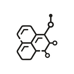 Fototapeta premium Chemical Molecule Icon
