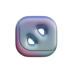 3D Soft Gradient & Futuristic Alphabet