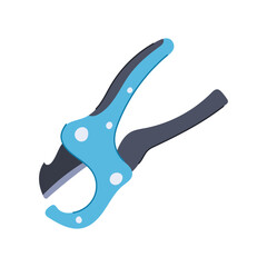 precision pipe cutter cartoon. durable ergonomic, compact lightweight, professional efficient precision pipe cutter sign. isolated symbol vector illustration