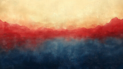 Thailand flag colors abstract watercolor background