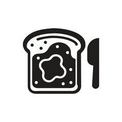Peanut butter and jelly sandwich icon
