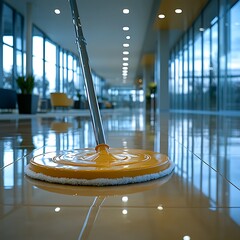 Efficiently clean and polish floors using effective mopping techniques for a spotless shine