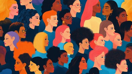 Diverse Women s Portraits Equality Empowerment and Unity