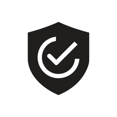 Shield with check mark icon