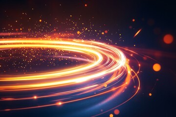 Obraz premium Vibrant Abstract Background with Concentric Circles