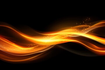 Flowing Dynamic Abstract Lines in Vibrant Colors