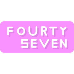 Fourty Seven Icon