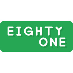Eighty One Icon