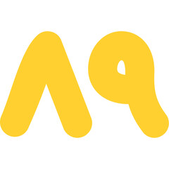 Arabic Eighty Nine Icon
