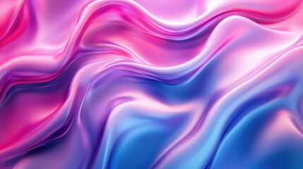 Obraz premium Abstract flowing pink and blue liquid background.