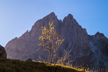 Obraz premium French Alps landscape in autumn