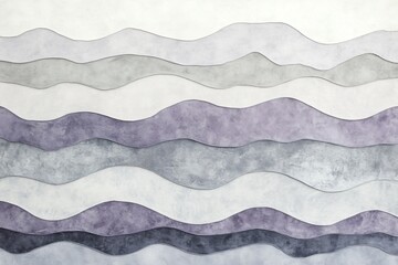 Soft Abstract Waves with Muted Gradient Blends