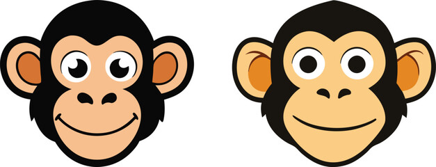 Monkey Illustrations High Quality Animal Graphics for Creative Projects