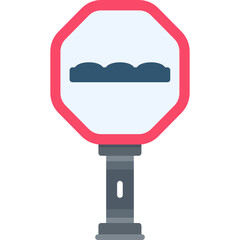 Bump Sign Icon