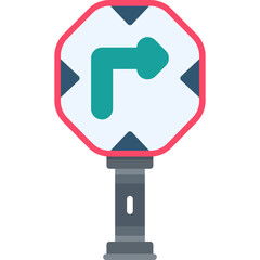 Right Turn Signal Sign Icon