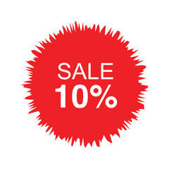 10% Off Sale Discount – Special Price Offer Vector Image