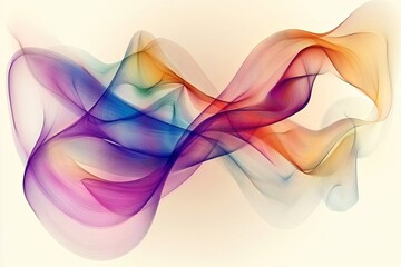Colorful Layered Gradient Abstract Design
