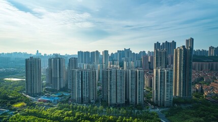 Fototapeta premium Real estate investment can contribute to community development, urban regeneration, and economic growth, providing both financial returns and social impact