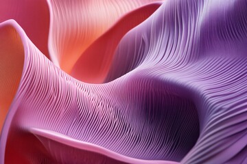 Smooth Organic Shapes in Minimalist 3D Composition