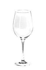 empty glass isolated on white