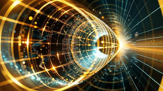 Futuristic technology allows us to observe the intricate interactions between particles at the Planck Scale.