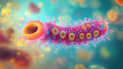 Paramecium caudatum viewed under differential interference contrast showcasing mouth region cilia movement and food vacuoles
