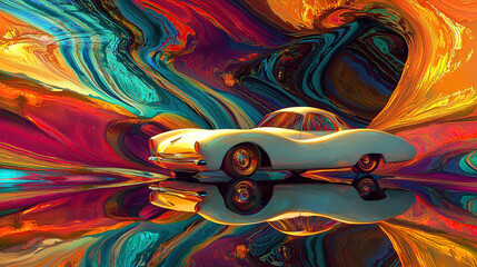 car, auto,  generative, ai, vehicle, red, transportation, toy, automobile, speed, sport, wheel, race, transport, vector, isolated, road, illustration, sports, 3d, drive, old, retro, traffic, fast, 