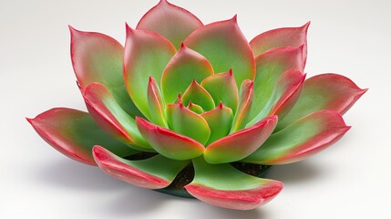 Fototapeta premium Vibrant Succulent Plant with Colorful Petals