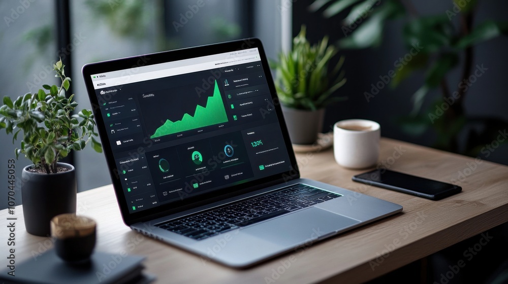 Poster ai dashboard displaying energy consumption insights