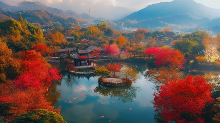 Stunning seasonal scenes with vibrant colors, each one offering unique beauty that attracts tourists