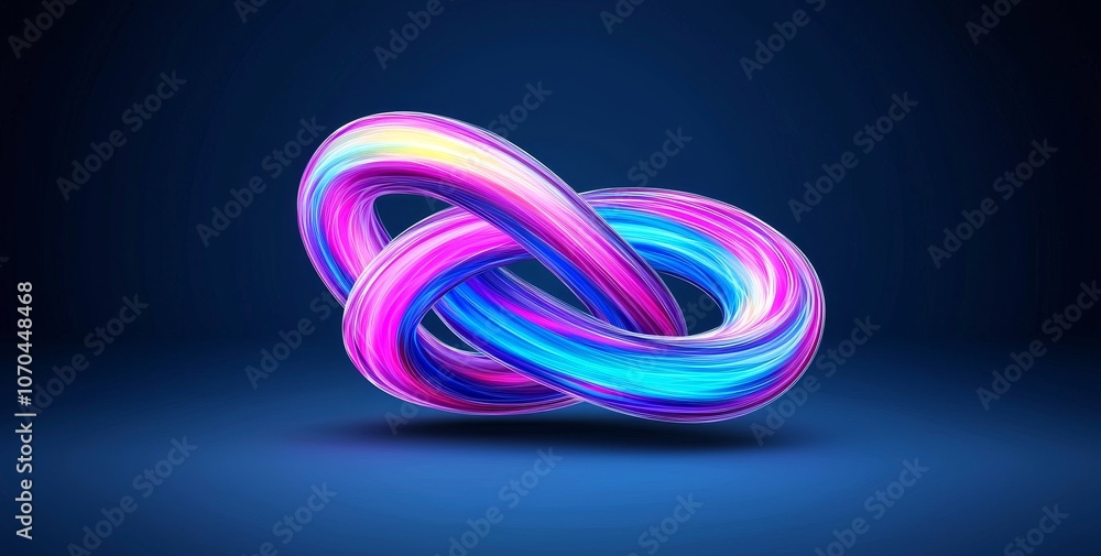 Poster light circle and spin neon elements with swoosh effect and sparkles. set of realistic glowing swirls