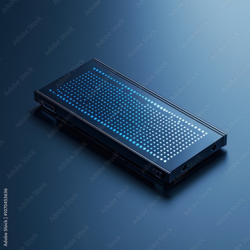 Poster modern braille display device in action