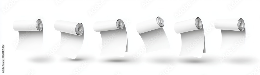 Poster the hanging empty corporate post in the sky. white fly paper sheet. fall isolated document. blank fa