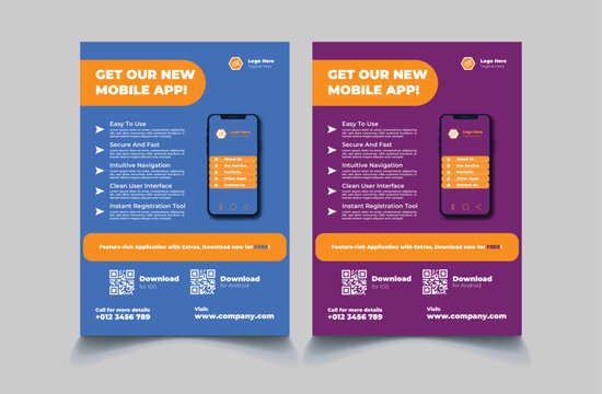 Launch Your Mobile App with an Engaging Flyer Design