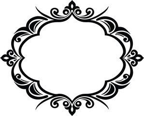 vintage frame, decorative frame vector illustration 