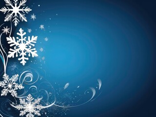 Beautiful falling snowflakes wallpaper. Winter dust ice particles. Snowfall weather white teal blue background. Many snowflakes january theme. Snow hurricane scenery, Magic nature fantasy snowfall.