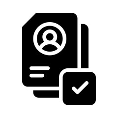 Icon Register With Style Glyph