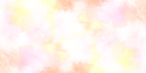 Abstract bright texture of pink in yellow paint background, Splash acrylic colorful background, beautiful watercolor background for your design, perfect for creative designs, artistic projects.	