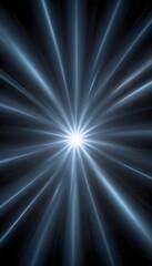 Fototapeta premium Ethereal Celestial Glow Wallpaper with Dreamy White and Blue Starburst