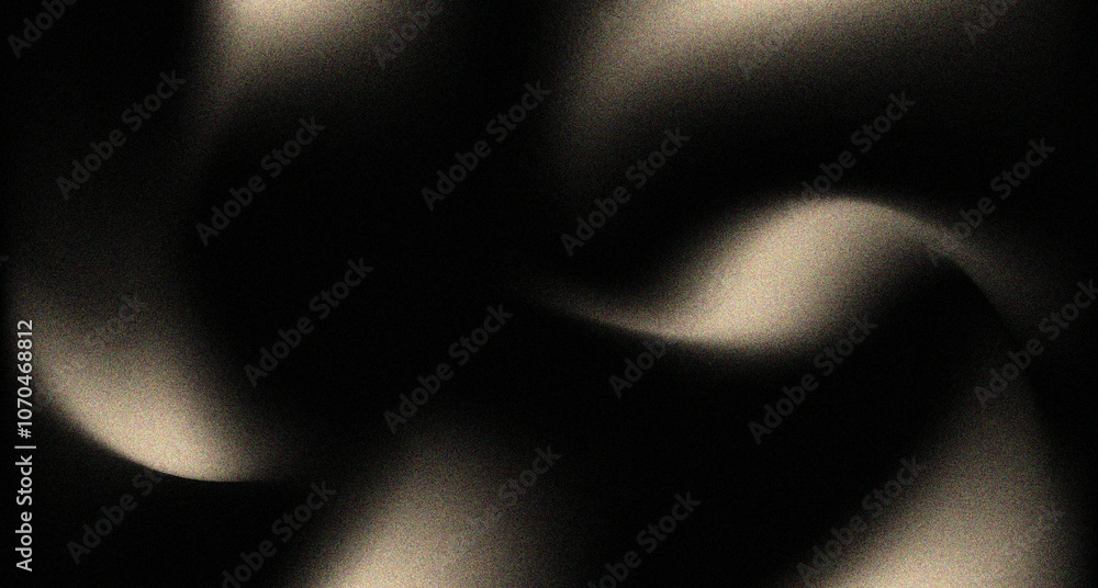 Poster abstract beige golden color gradient dark background grainy noise texture banner website header desi