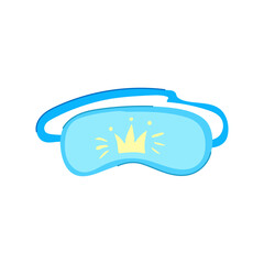 foam sleep mask eye cartoon. meditation insomnia, spa breathable, luxury light foam sleep mask eye sign. isolated symbol vector illustration