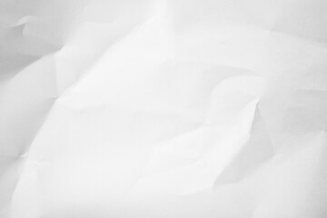 Obraz premium White Paper Texture background. Crumpled white paper abstract shape background with space paper for text