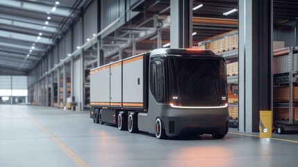 Low-emission freight solutions using electric trucks and autonomous delivery vehicles to reduce CO2 output