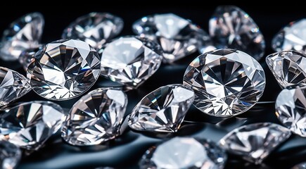 shiny crystal on abstract backgrounnd, luxury jewelry stonne on luxury background, luxury diamond, shining diamond