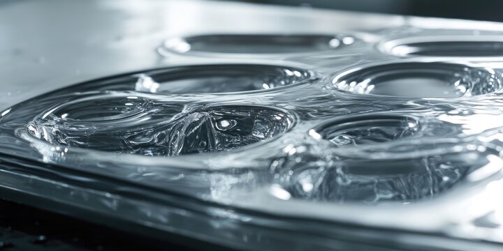 TPU material is utilized for its properties in fluid contact and its ability to dampen vibrations, making it ideal for applications requiring these characteristics.
