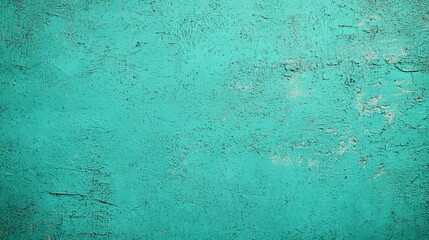 Obraz premium Scratched mint background, refreshing grunge feel, textured depth with unique color contrast, soft yet edgy, abstract background