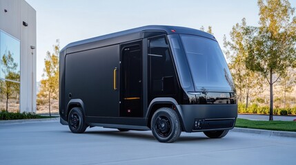 Autonomous electric delivery vehicles enhancing last-mile logistics with zero-emission technology